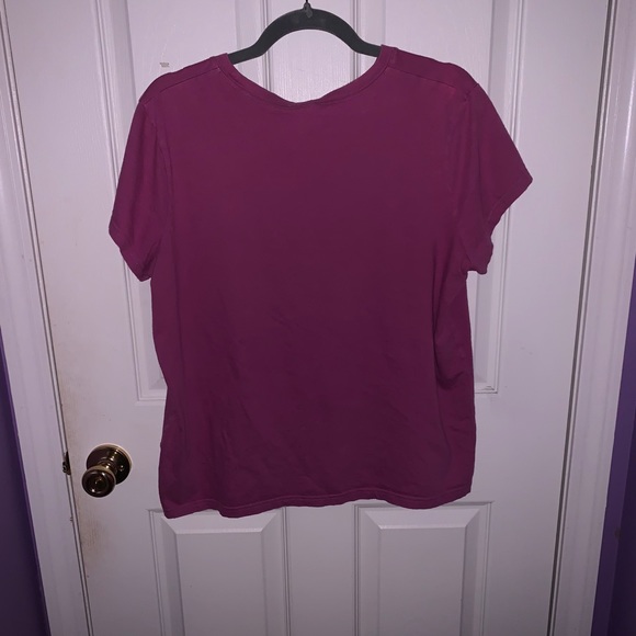 Pink Short Sleeve Tee with Graphic Design - Picture 3 of 3